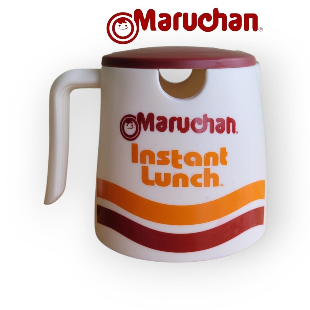 Maruchan Ramen Microwave Mug With Lid Fits Instant Lunch Noodles New